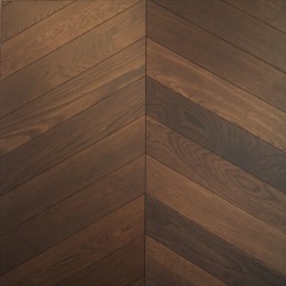 Bespoke Oak Chevron Floor Ebony MV420 from MIVA Wood Floors