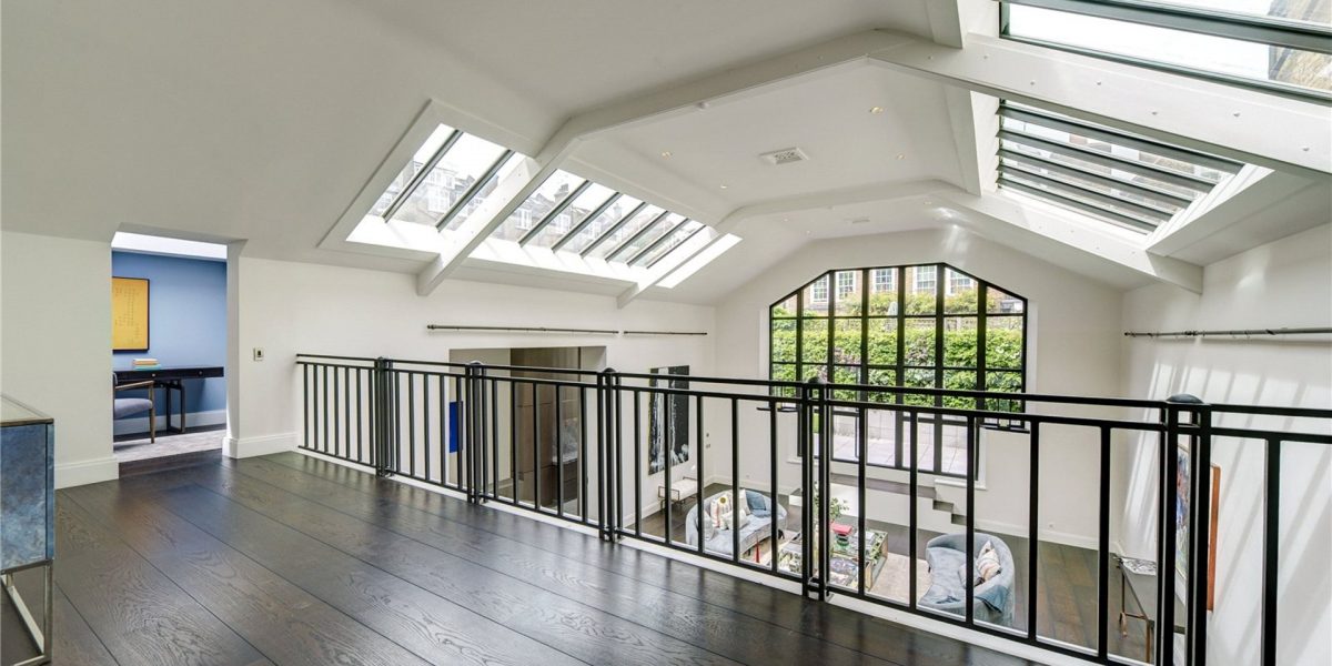 Floor installed in a large detached house in Chelsea, made from European prime oak