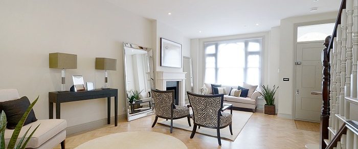 A prime engineered oak block herringbone pattern floor installed in Richmond