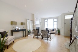 A prime engineered oak block herringbone pattern floor installed in Richmond
