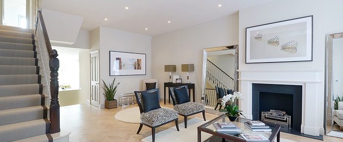 A prime engineered oak block herringbone pattern floor installed in Richmond